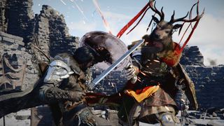 Combat in Crimson Desert