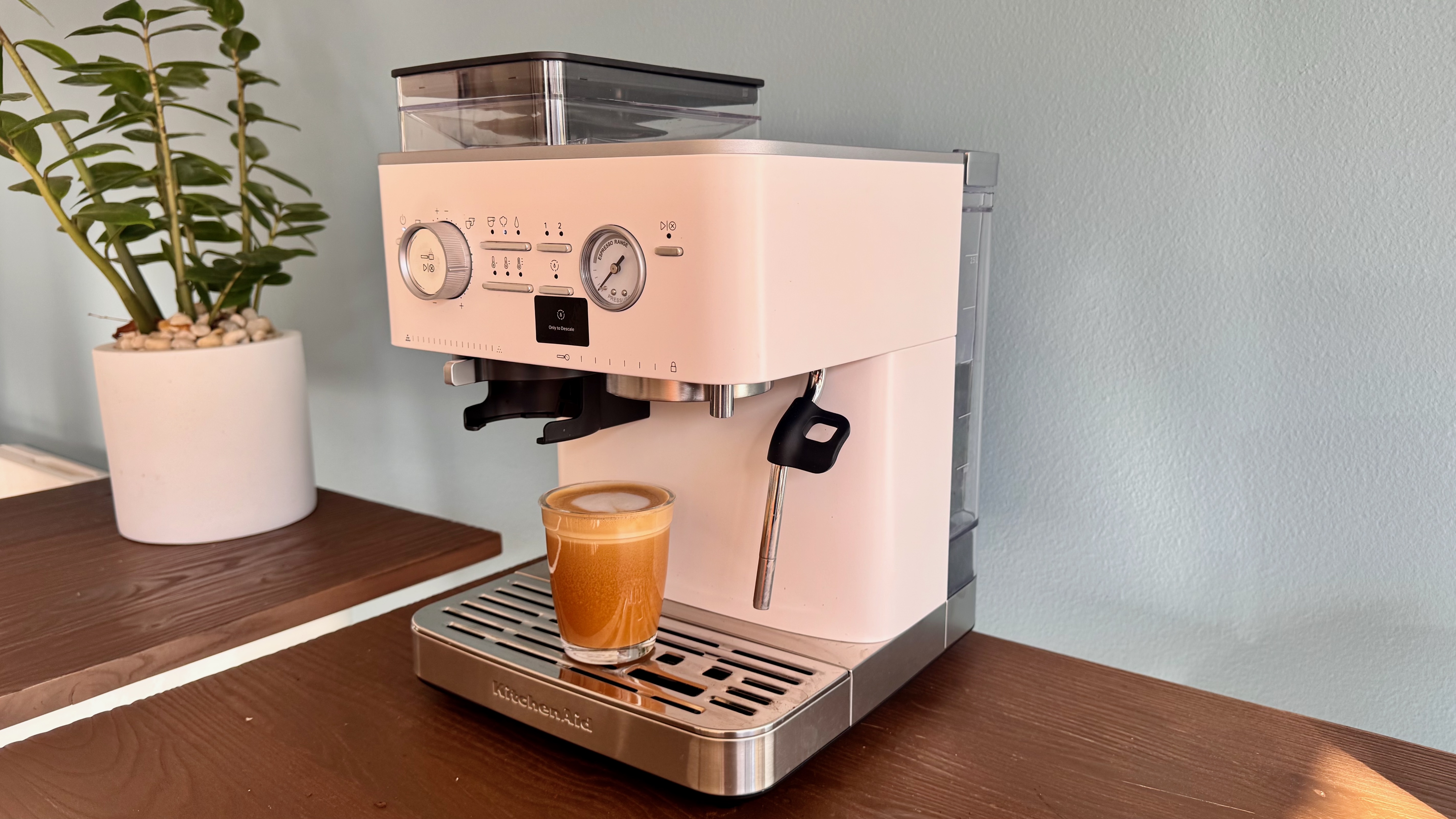KitchenAid Semi-Automatic Espresso Machine side view 2