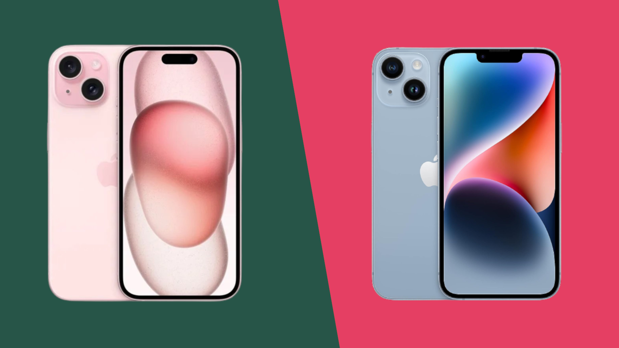 iPhone 15 vs iPhone 14 hero image