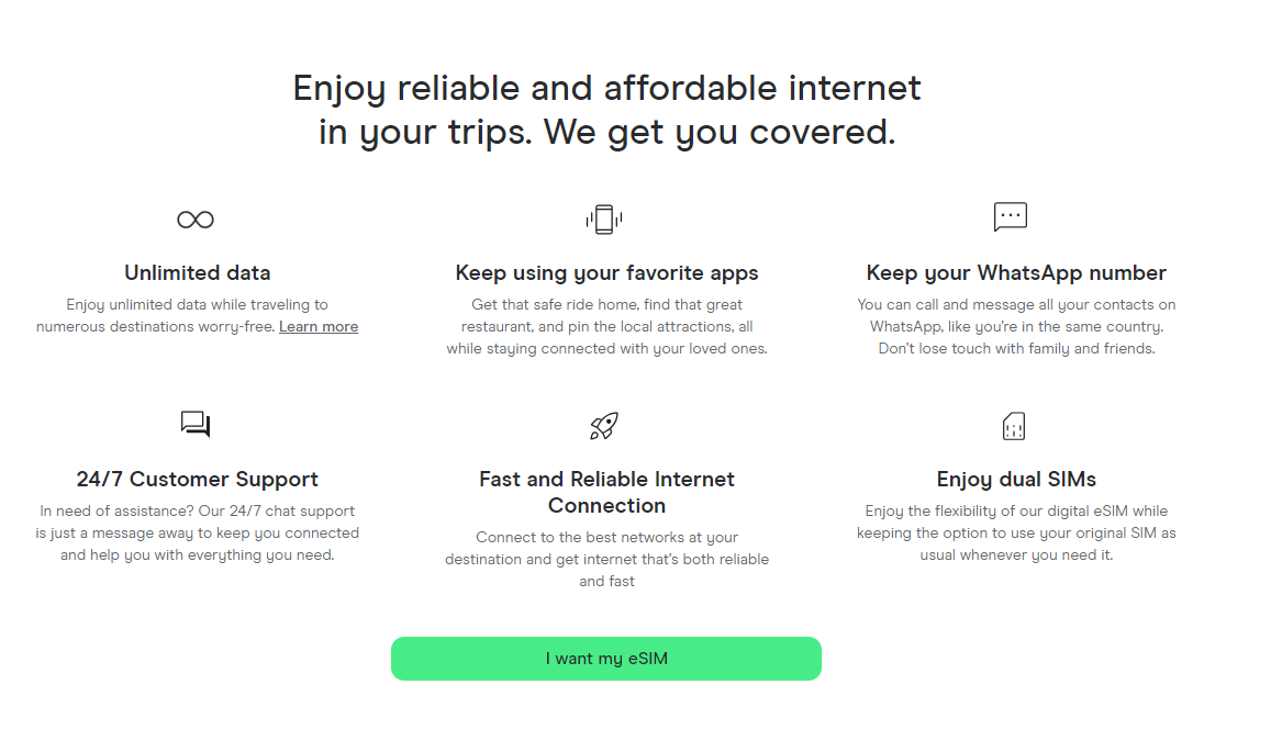 Holafly features