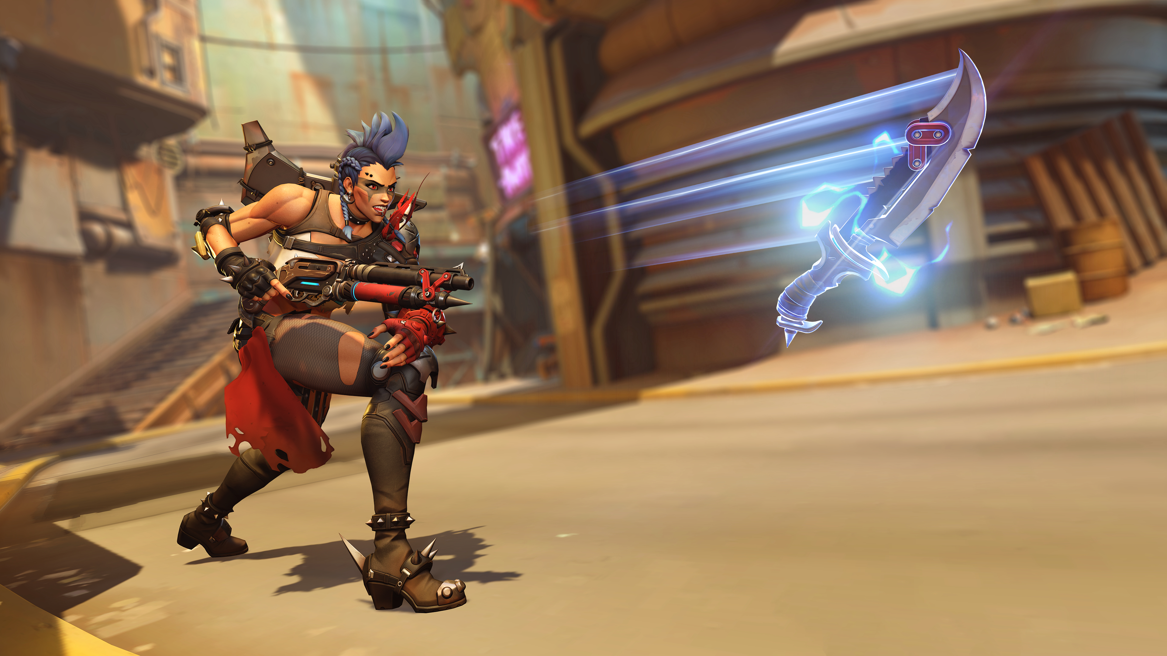 Junker Queen throwing jagged blade
