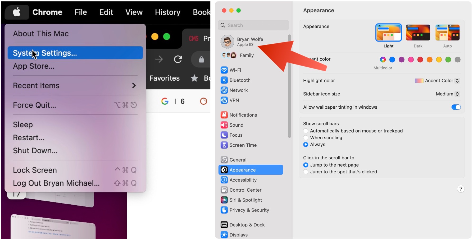 how to change apple id password on mac