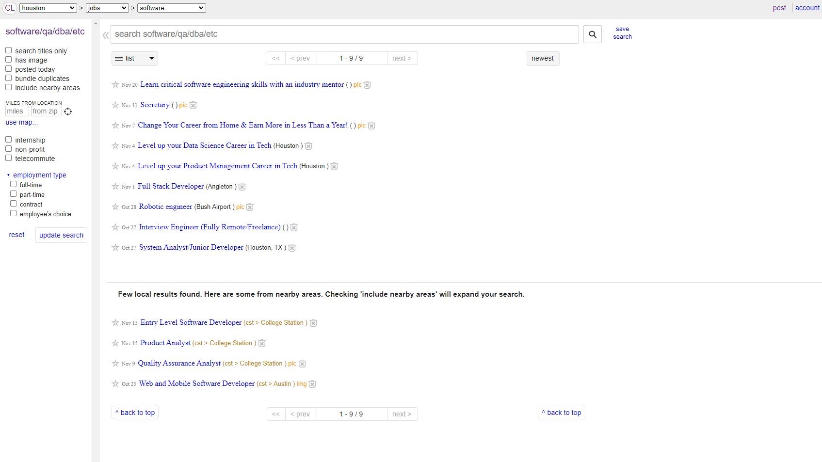 Job Postings