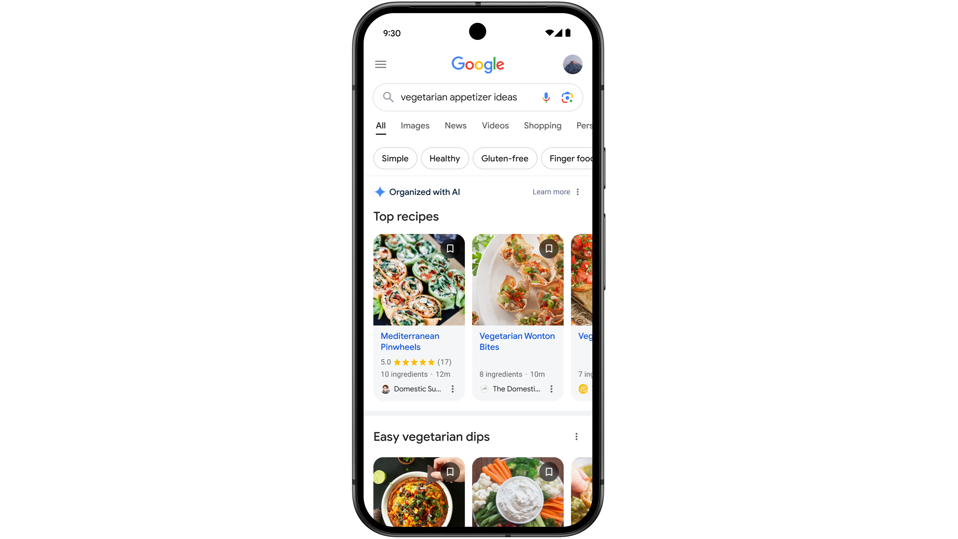 ,embargo&amp;gt; AI organized search results Google