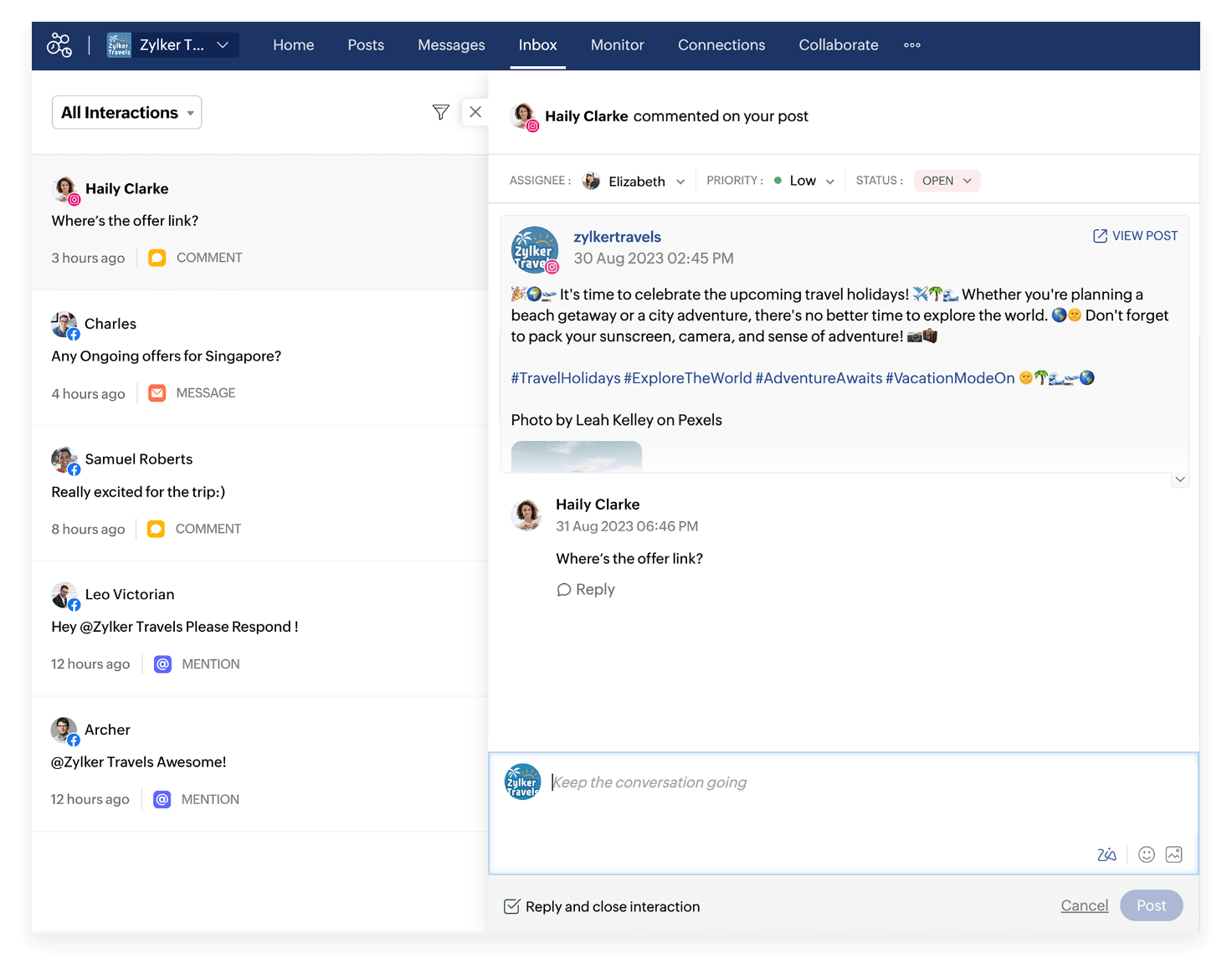 Zoho Social