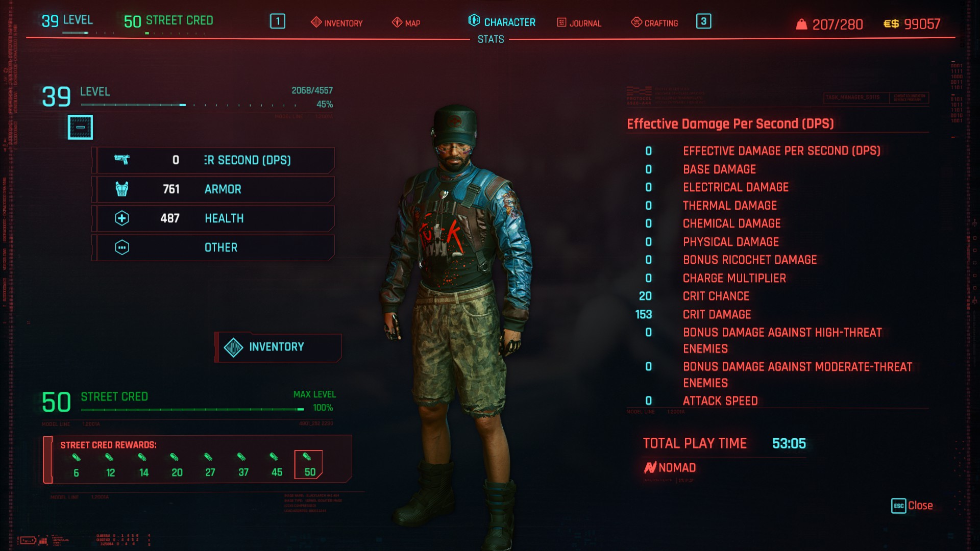 Cyberpunk 2077 Level Cap and Street Cred guide