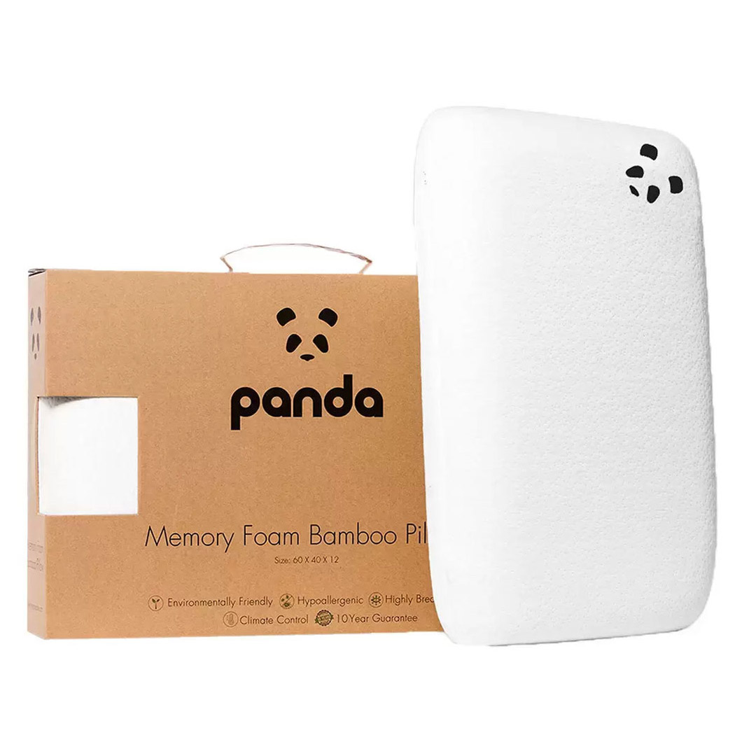 Panda Memory Foam Bamboo Pillow