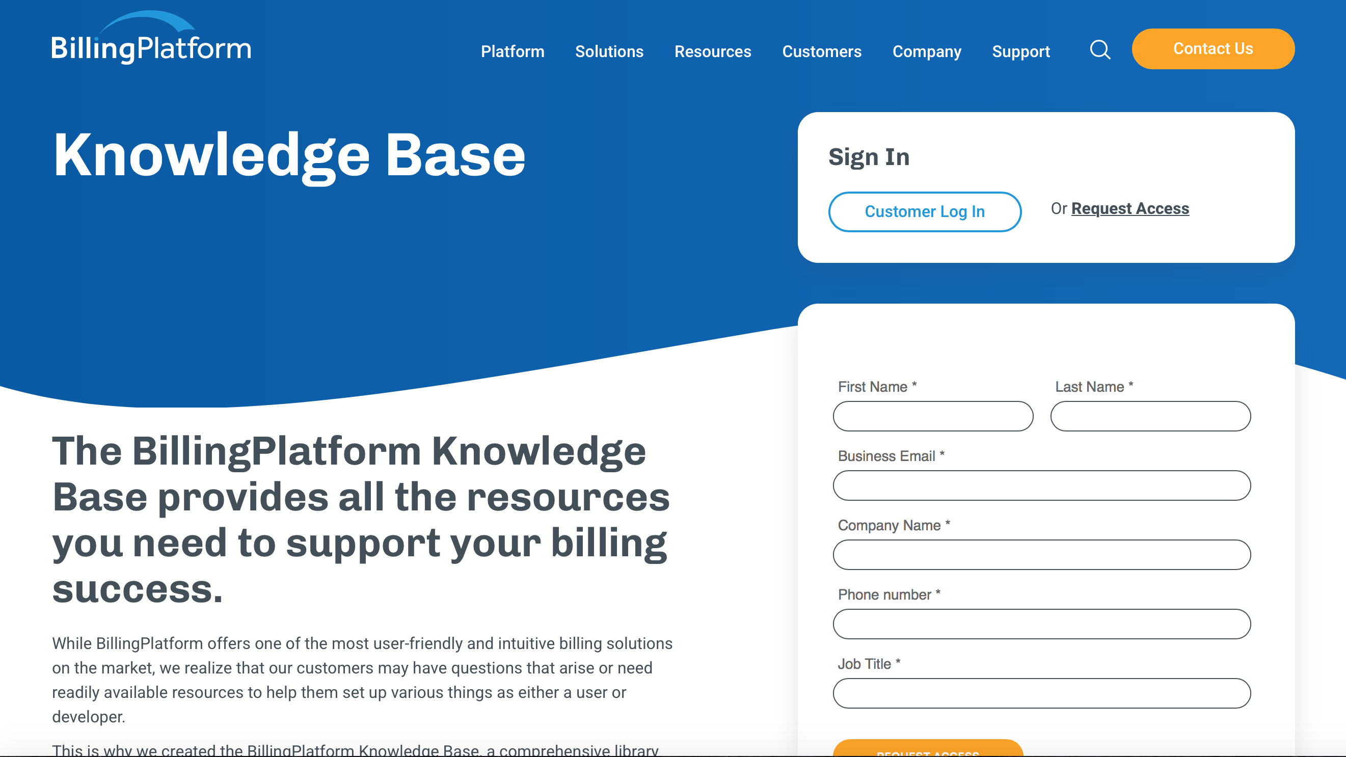 BillingPlatform