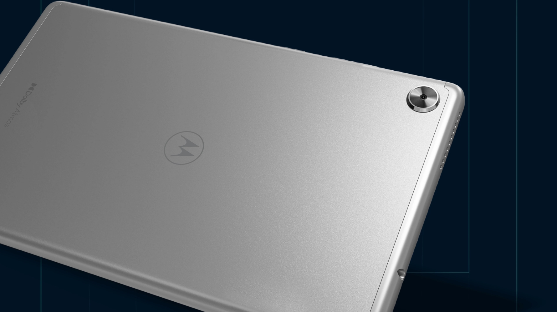The Moto Tab G20 from the back