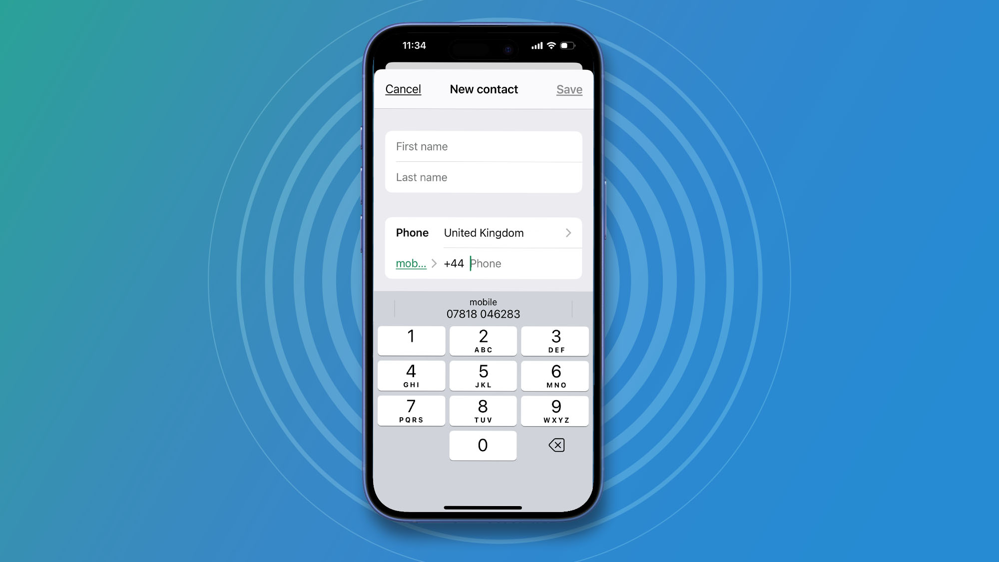 ChatGPT in WhatsApp on an iPhone