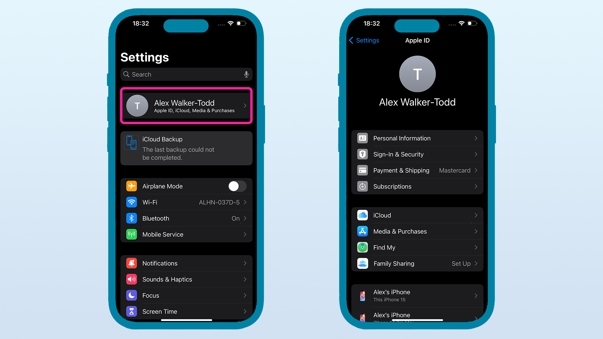 How to back up an iPhone &amp;ndash; Settings, Apple ID