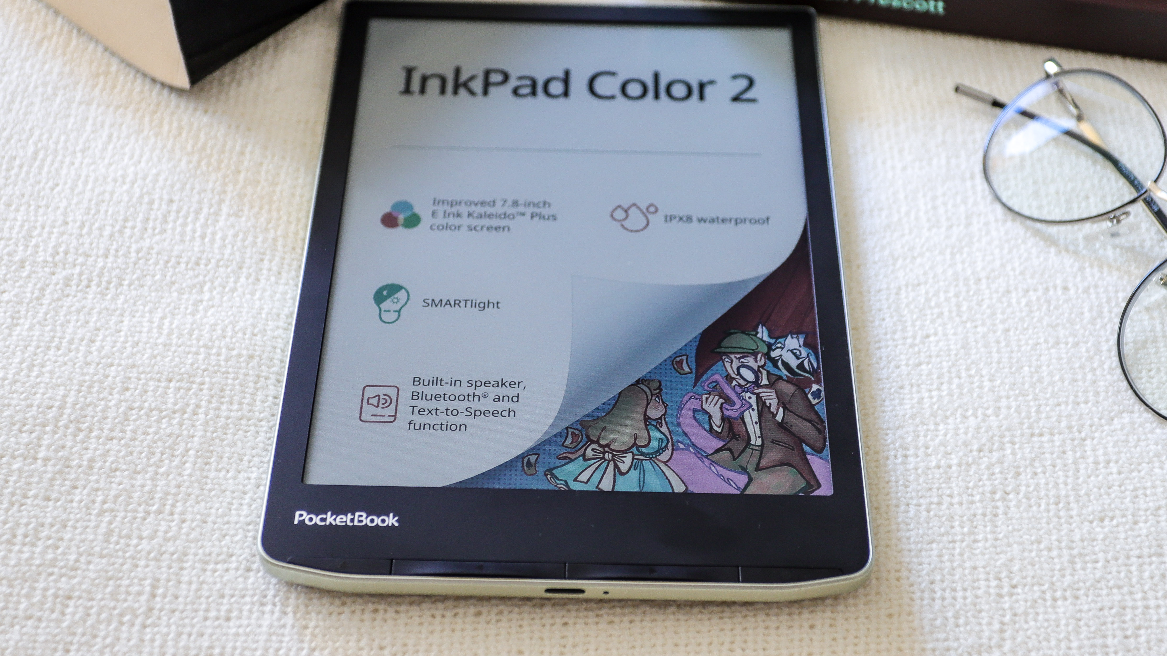 PocketBook InkPad Color 2 screen when switched off