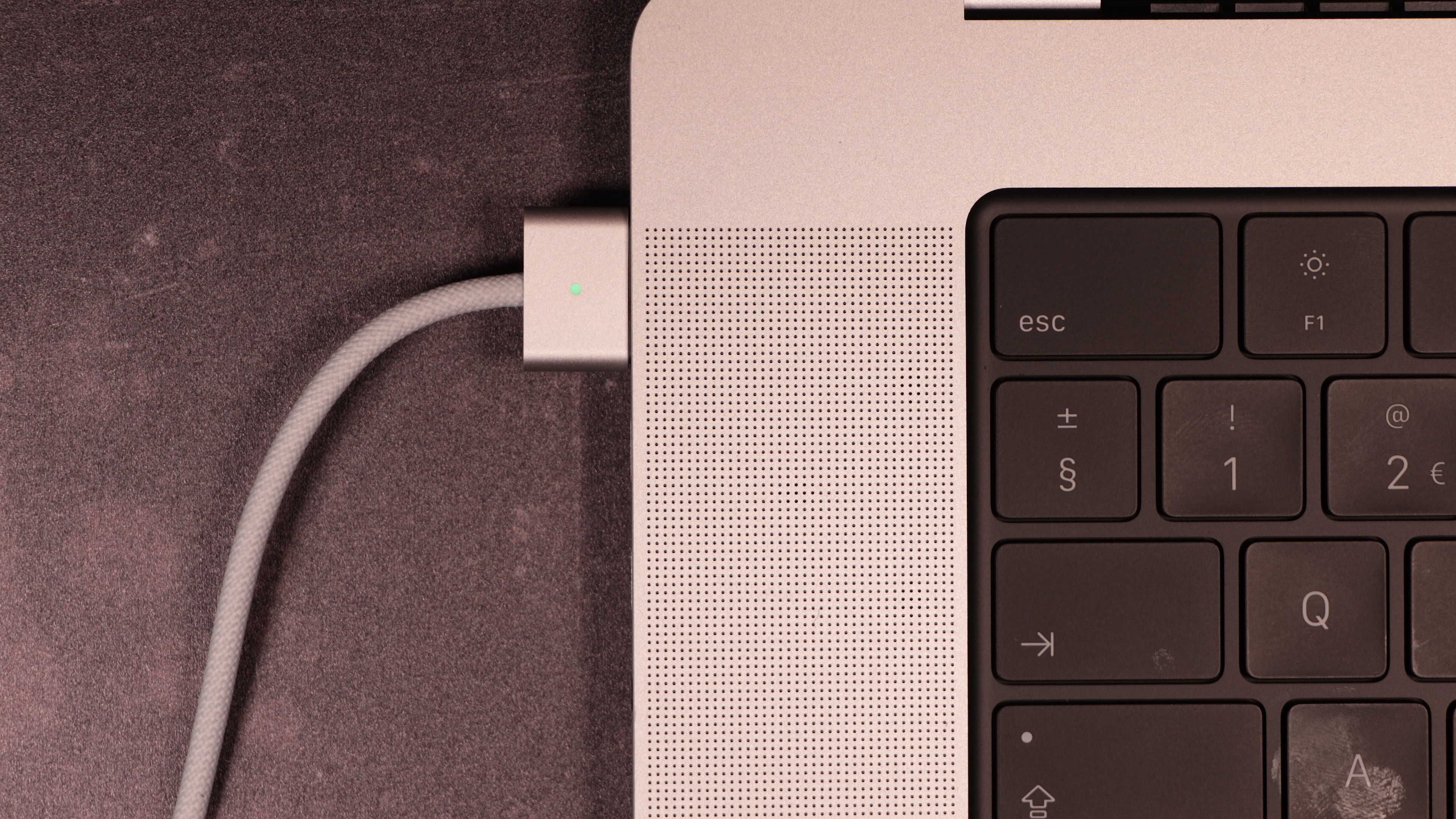 MacBook Pro 16-inch (2023) being charged