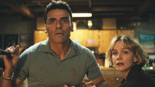 Josh and Lindsay looking worried in Beef season 2