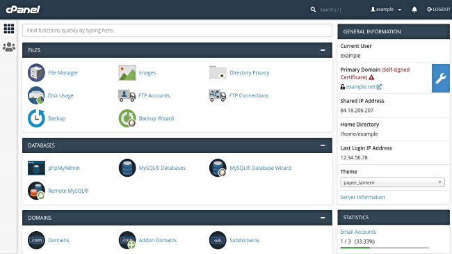 cPanel