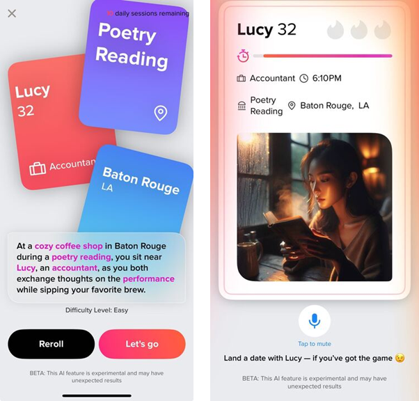 Tinder's The Game Game