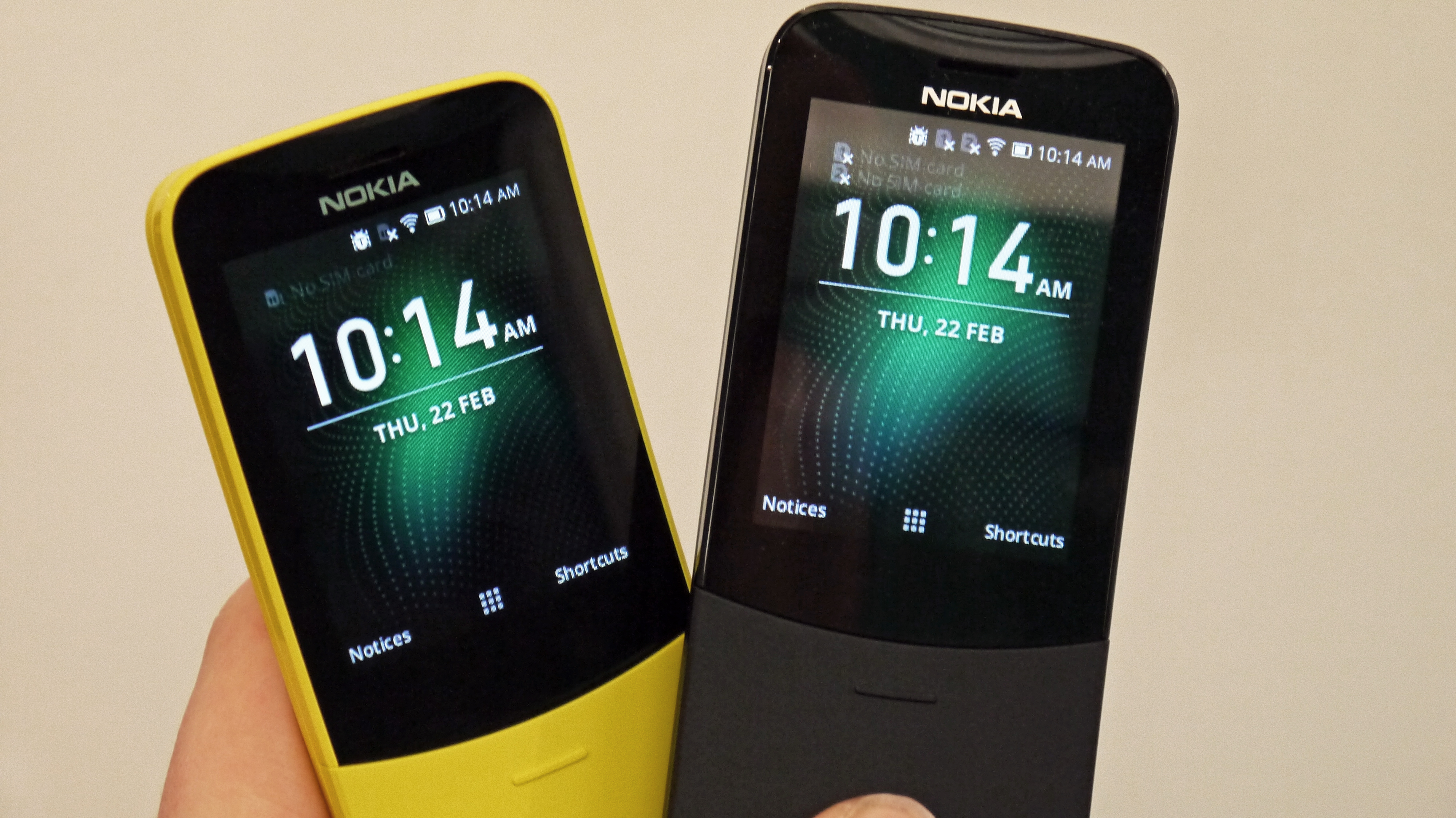 The 2.4-inch screen is small, and it's not touch sensitive