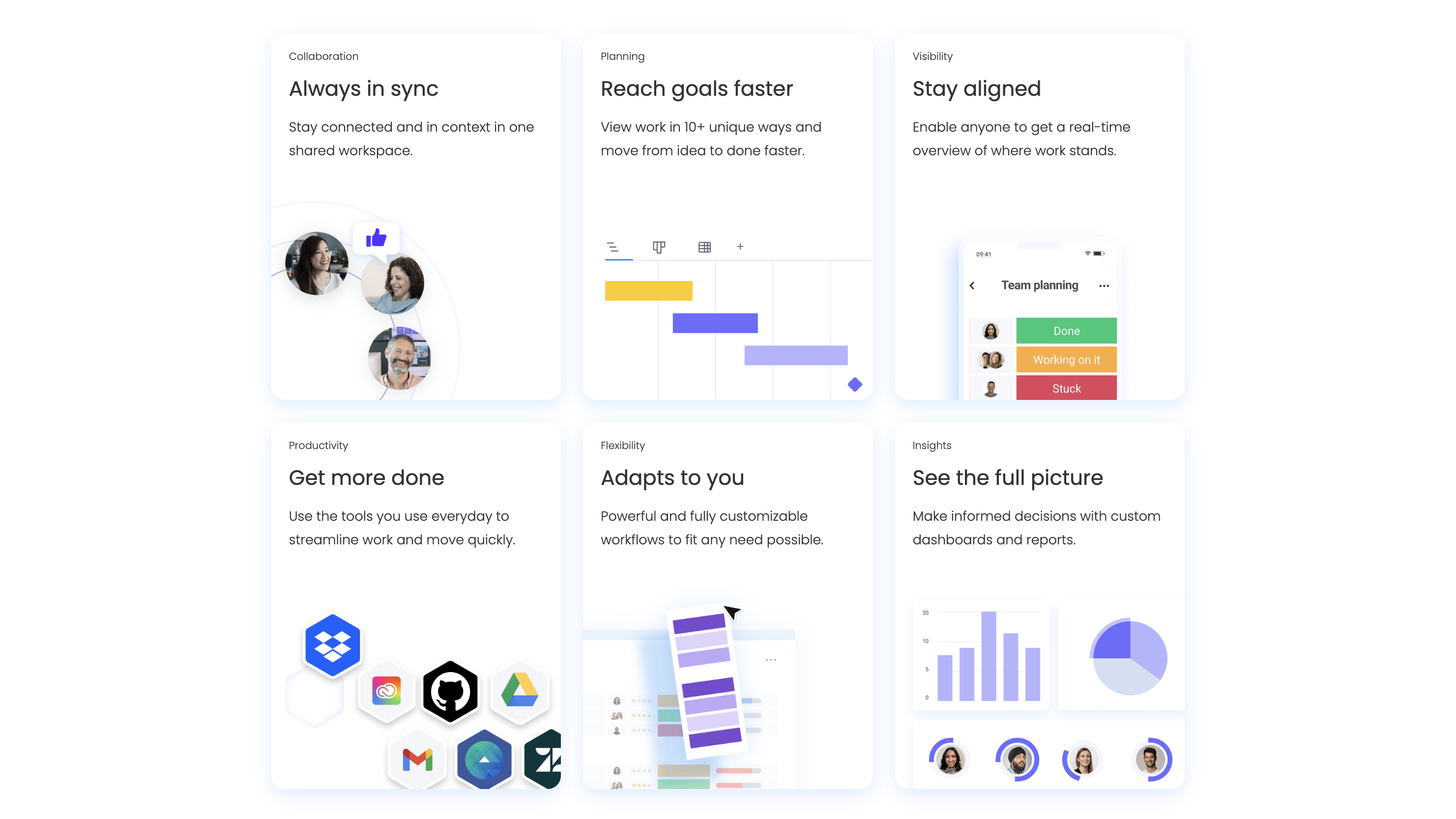 monday.com Work Management features April 2023