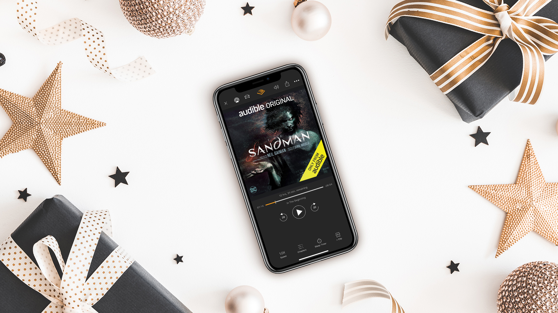 Audible on smartphone