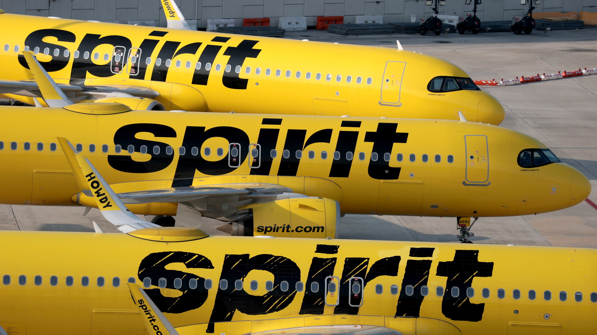 Spirit Airlines planes