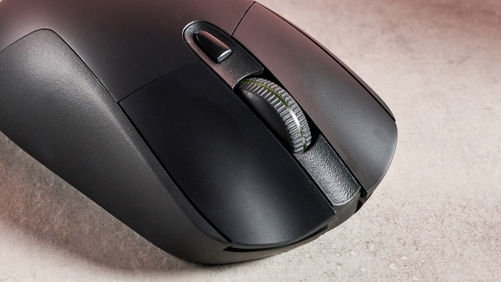 Close-up of mouse buttons on Logitech G703 Lightspeed