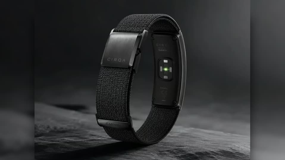 A leaked image purporting to show the Garmin Cirqa band.
