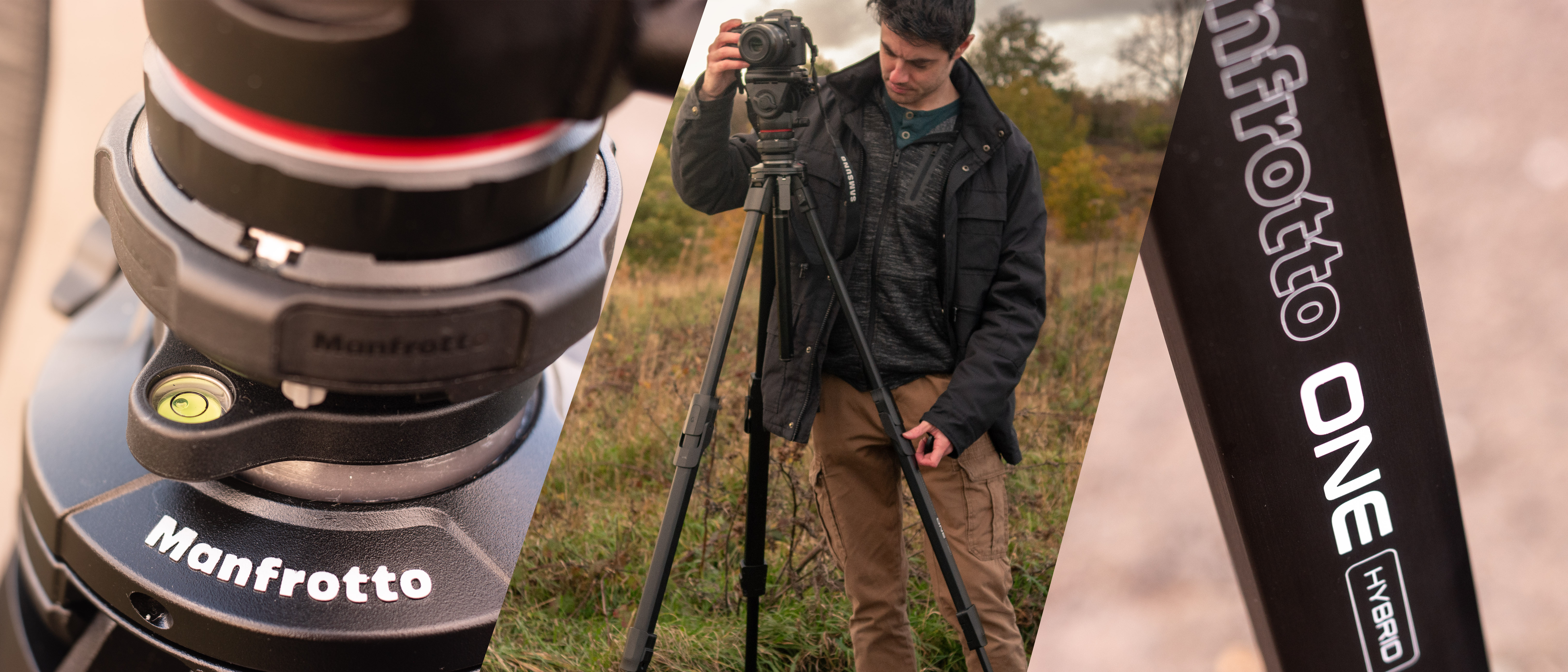 Shots of the Manfrotto ONE hybrid photo-video tripod