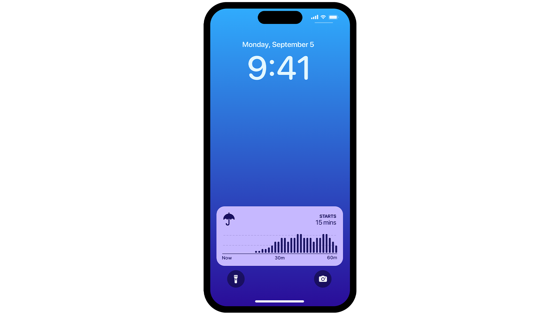 CARROT Weather iOS 16.1 Live Activities
