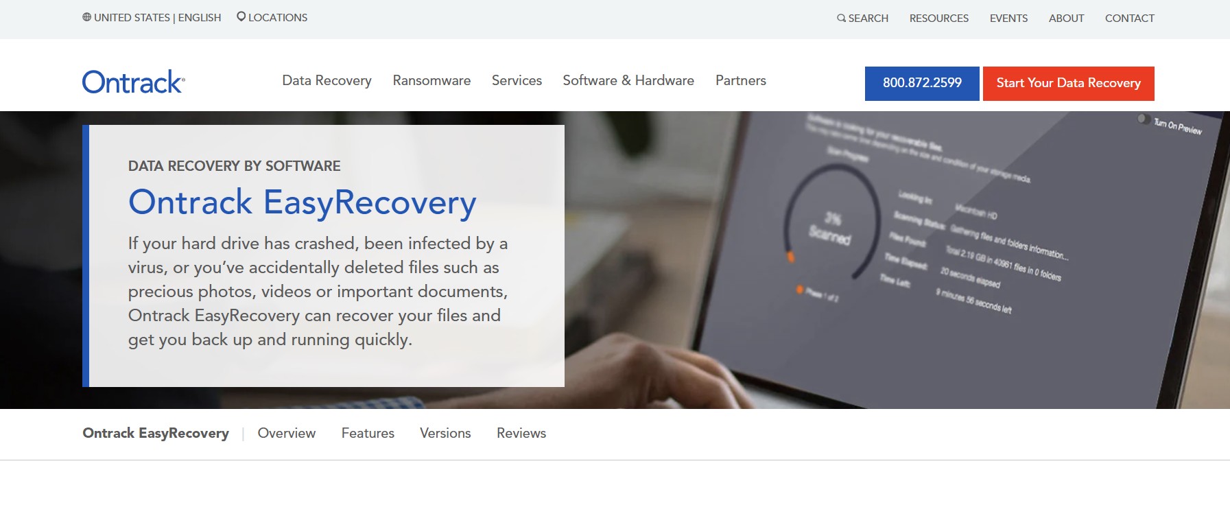 Ontrack EasyRecovery hero image