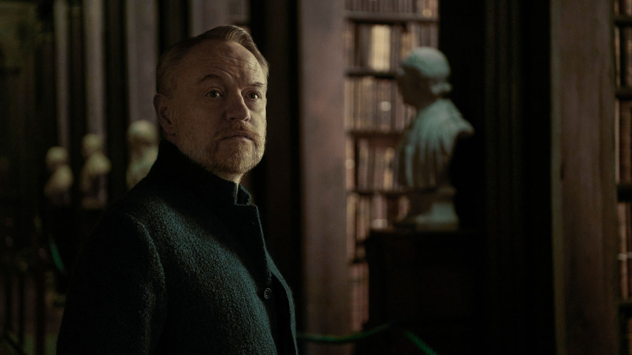 Jared Harris portrays mathematician Hari Seldon in Foundation season 1