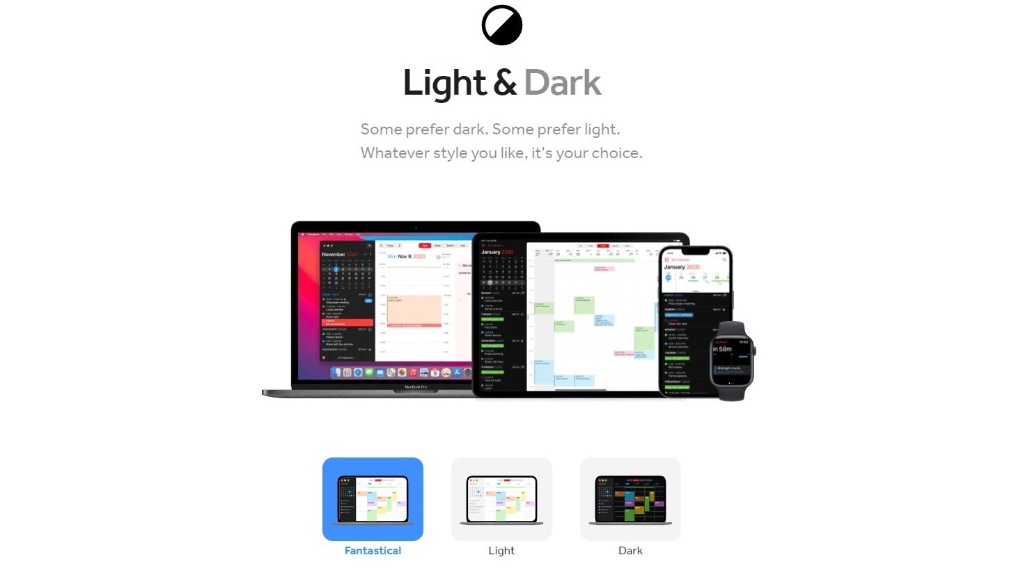 Light and Dark Mode