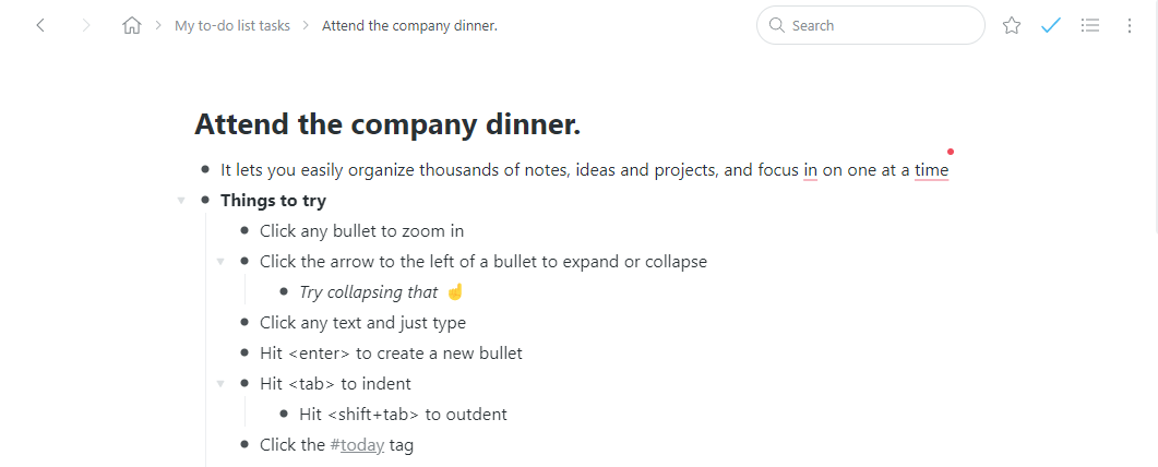 WorkFlowy 2