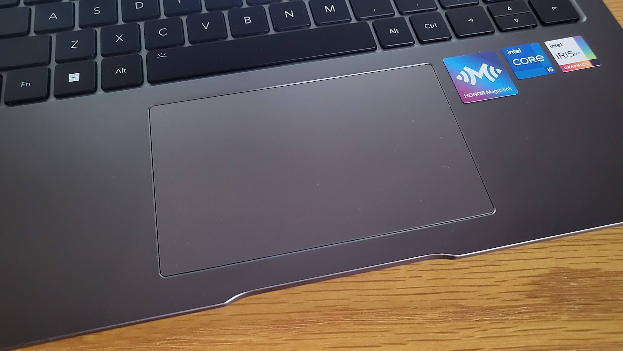 Honor MagicBook 14 2022 touchpad