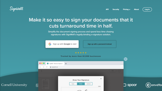 SignWell eSign software solution during our test and review process