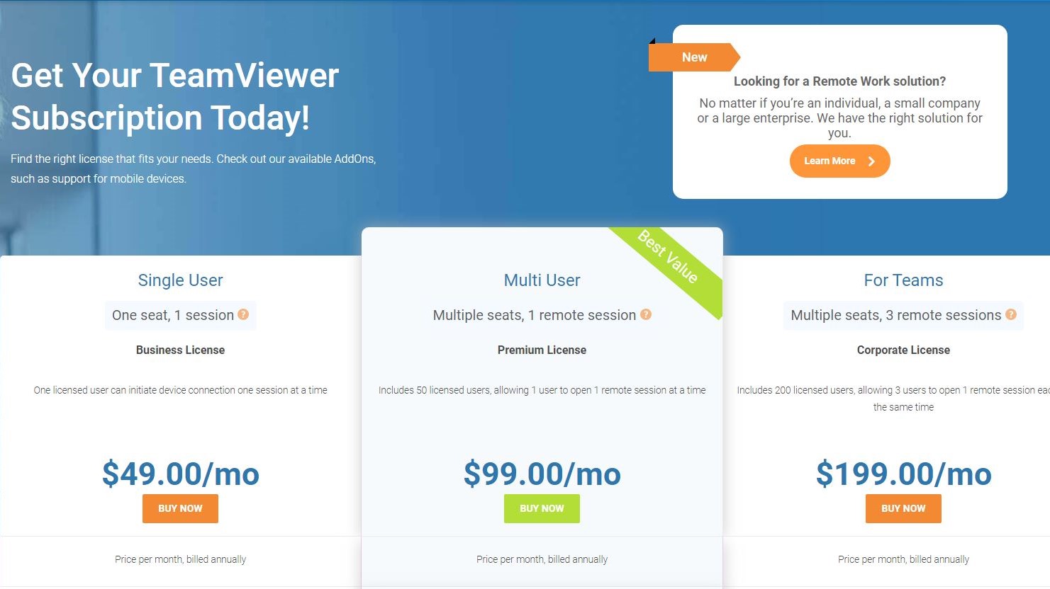Pricing