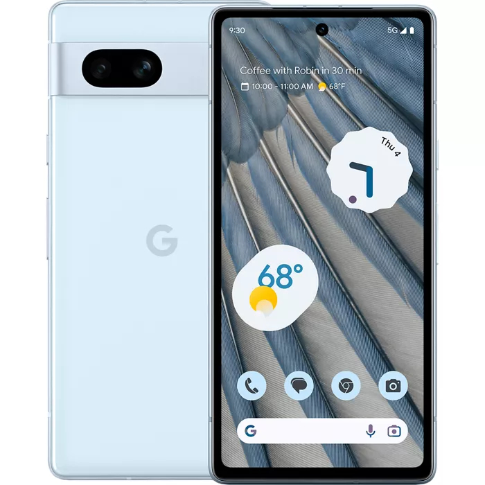 Google Pixel 7A in blue