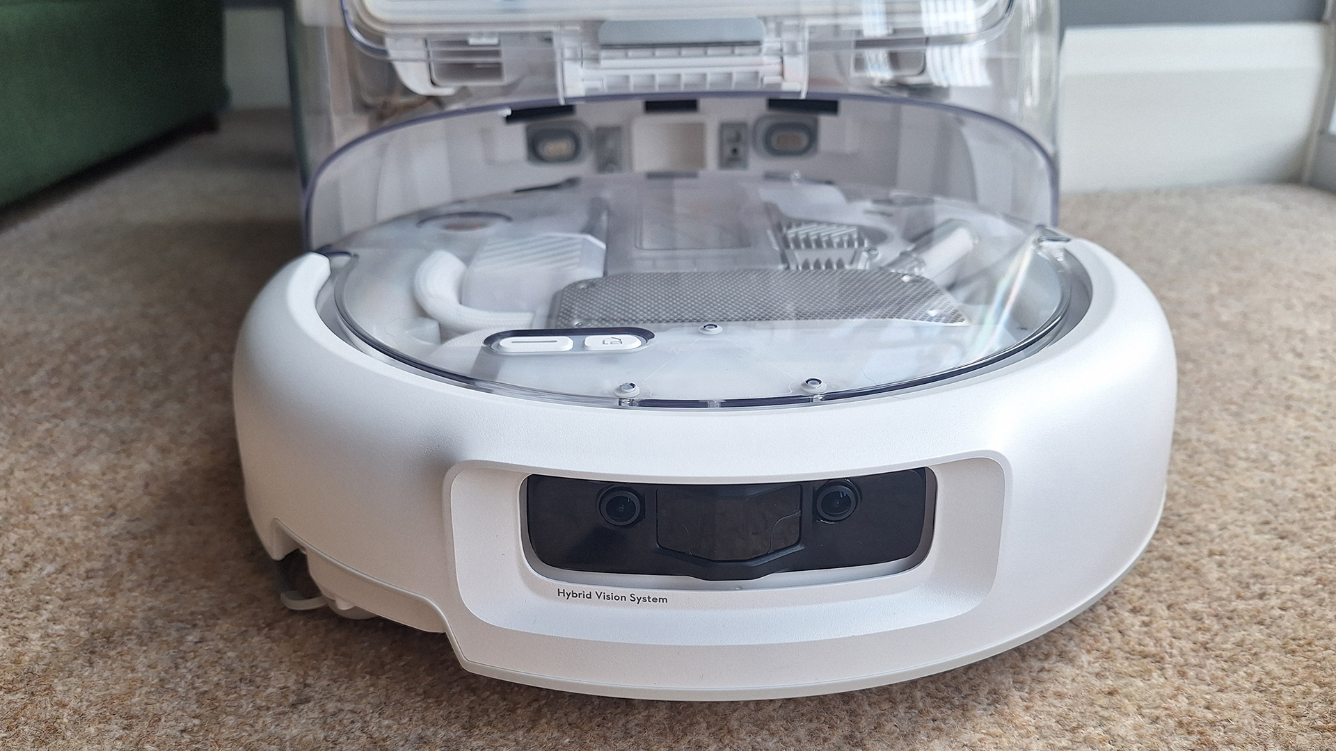 DJI Romo 2 robot vacuum in reviewer's home