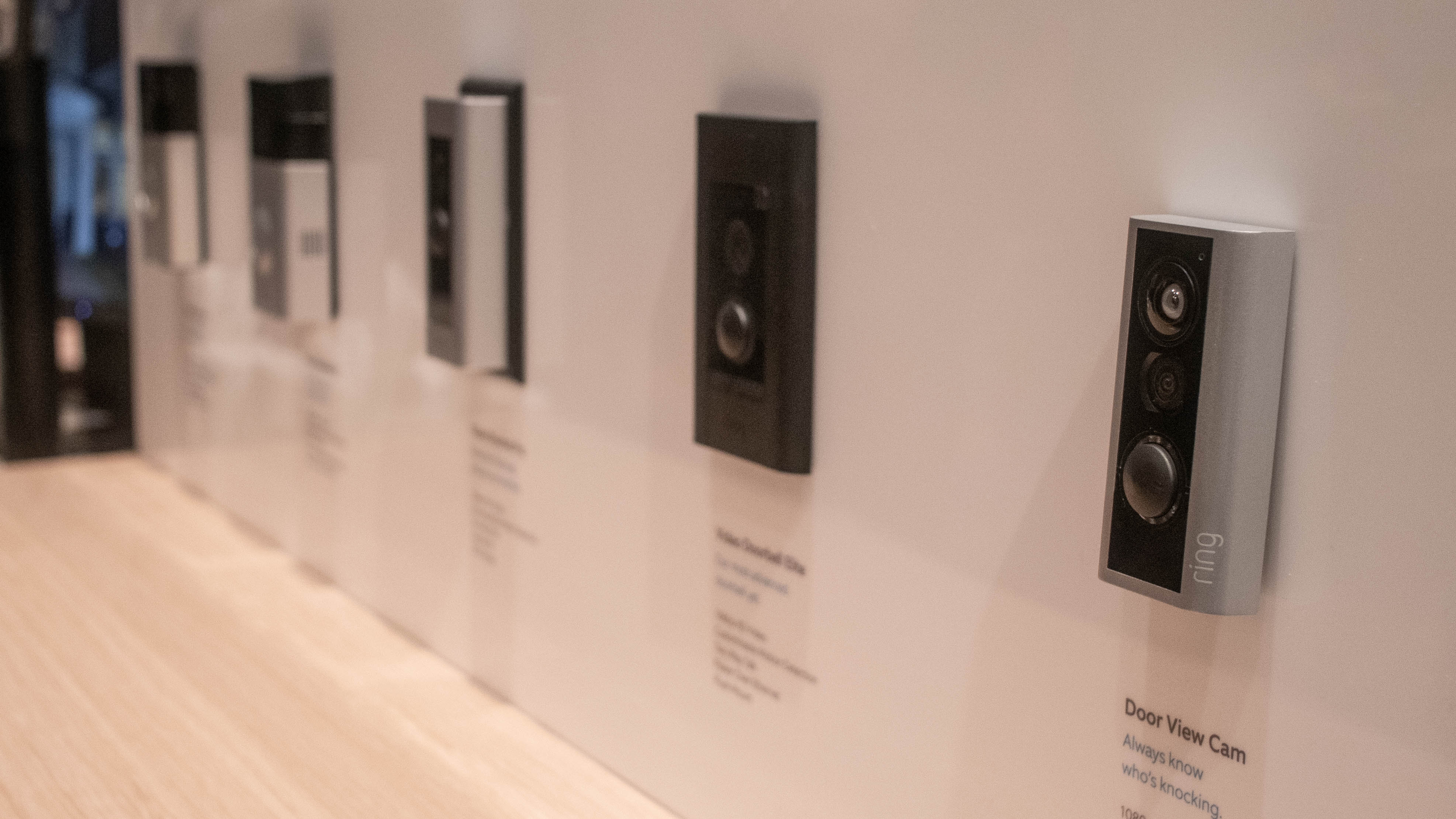 The Door View Cam (right) and Ring's four other video doorbell camera options