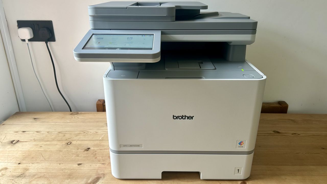The Brother MFC-L8970CDW in a home office during our tests