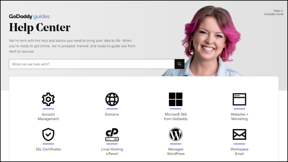 GoDaddy help center