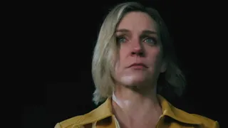 Rhea Seehorn as Carol in Pluribus, looking upset