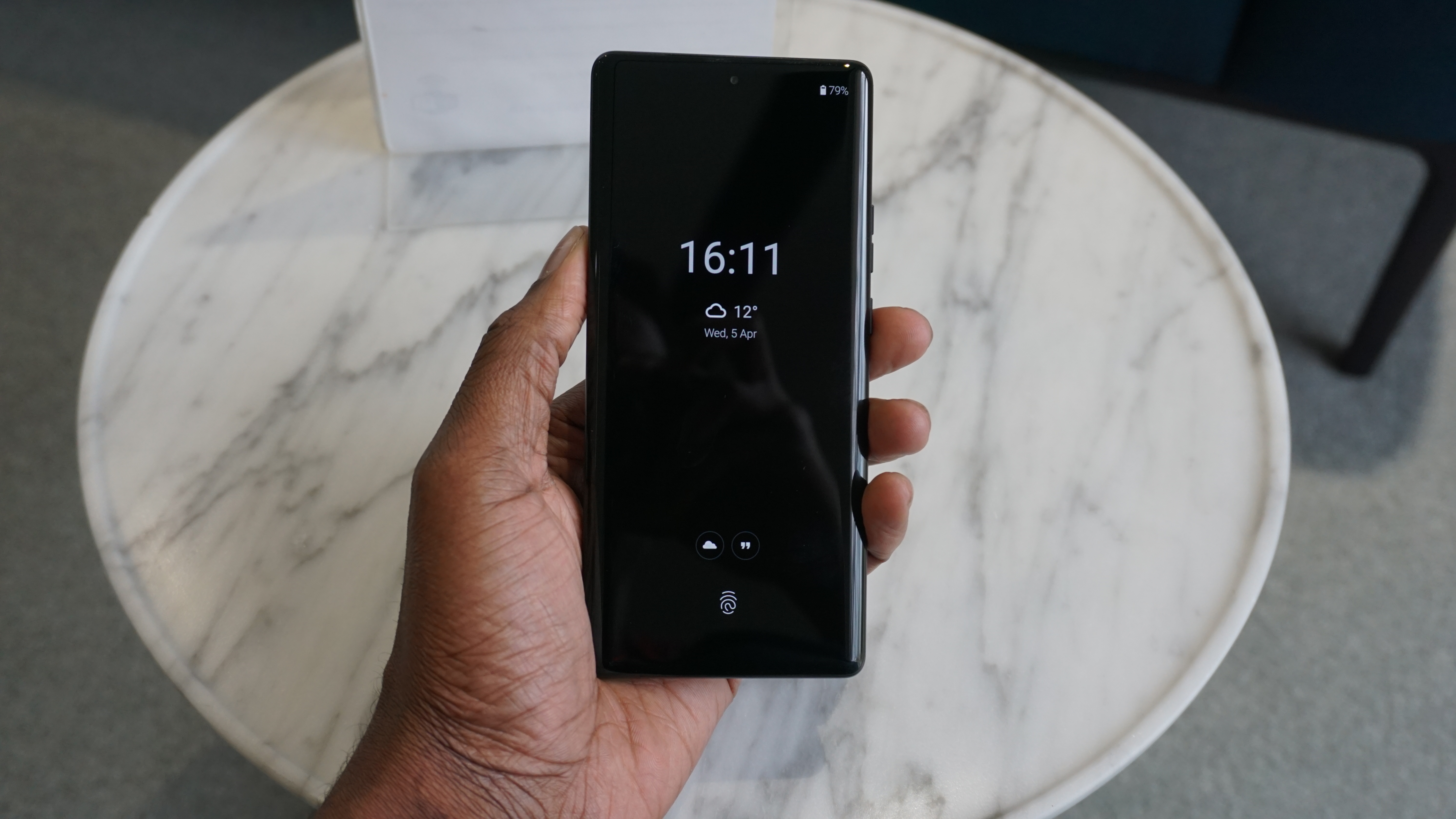 Images of the 2023 Motorola Edge 40 Pro in Interstellar Black