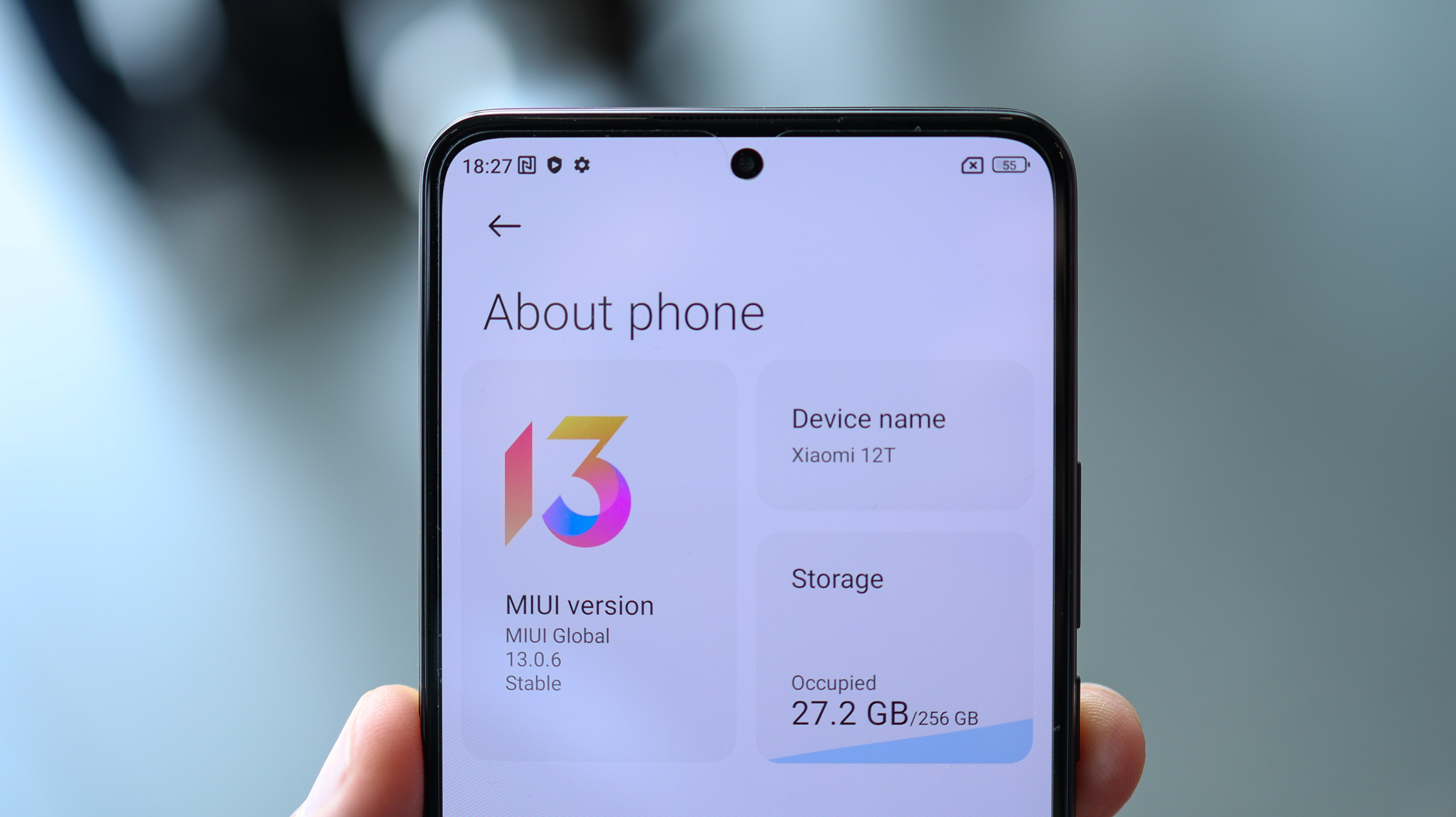 A photo of the Xiaomi 12T