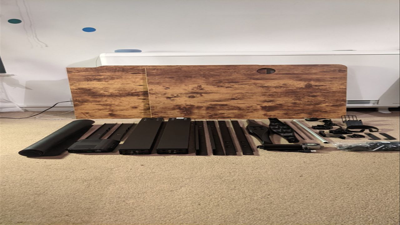 EZ Desk Air | Electric Height Adjustable Standing Desk what came in the box