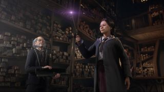 A Hogwarts student buying their first wand