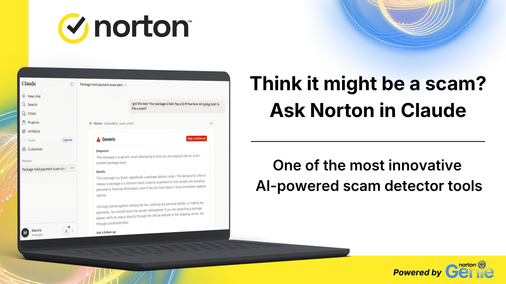 Norton Genie in Claude