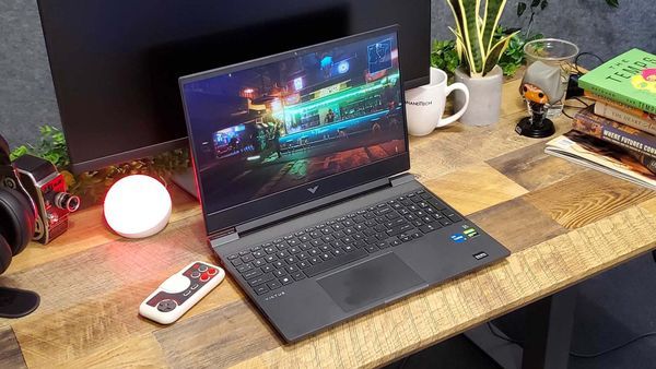 HP Victus 15 during our review process