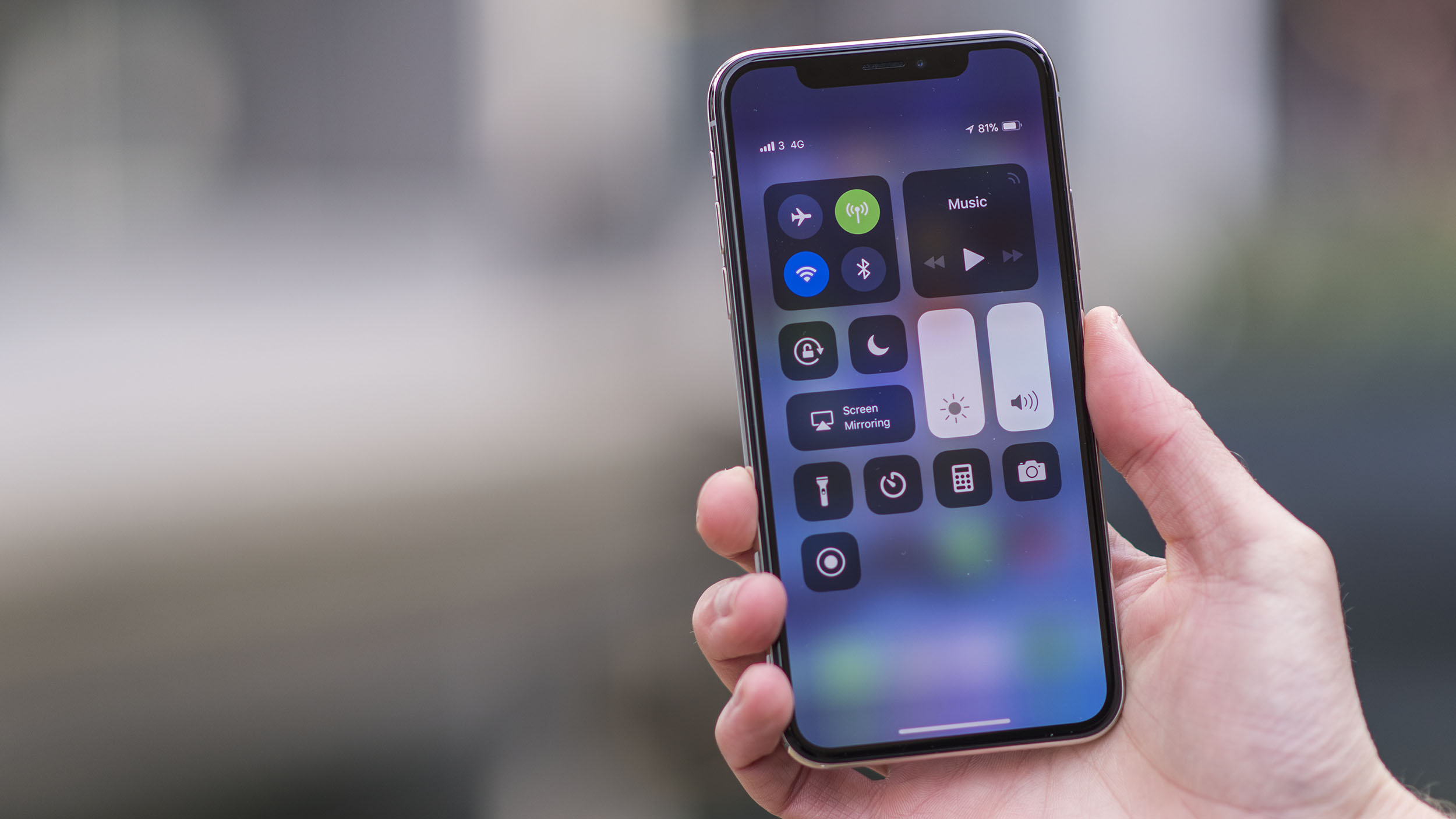 Control Center is now in the top right-hand corner