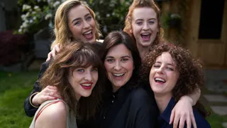 Five sisters in The Walsh Sisters 2025 Tv adaptation of the Marian Keyes novel 