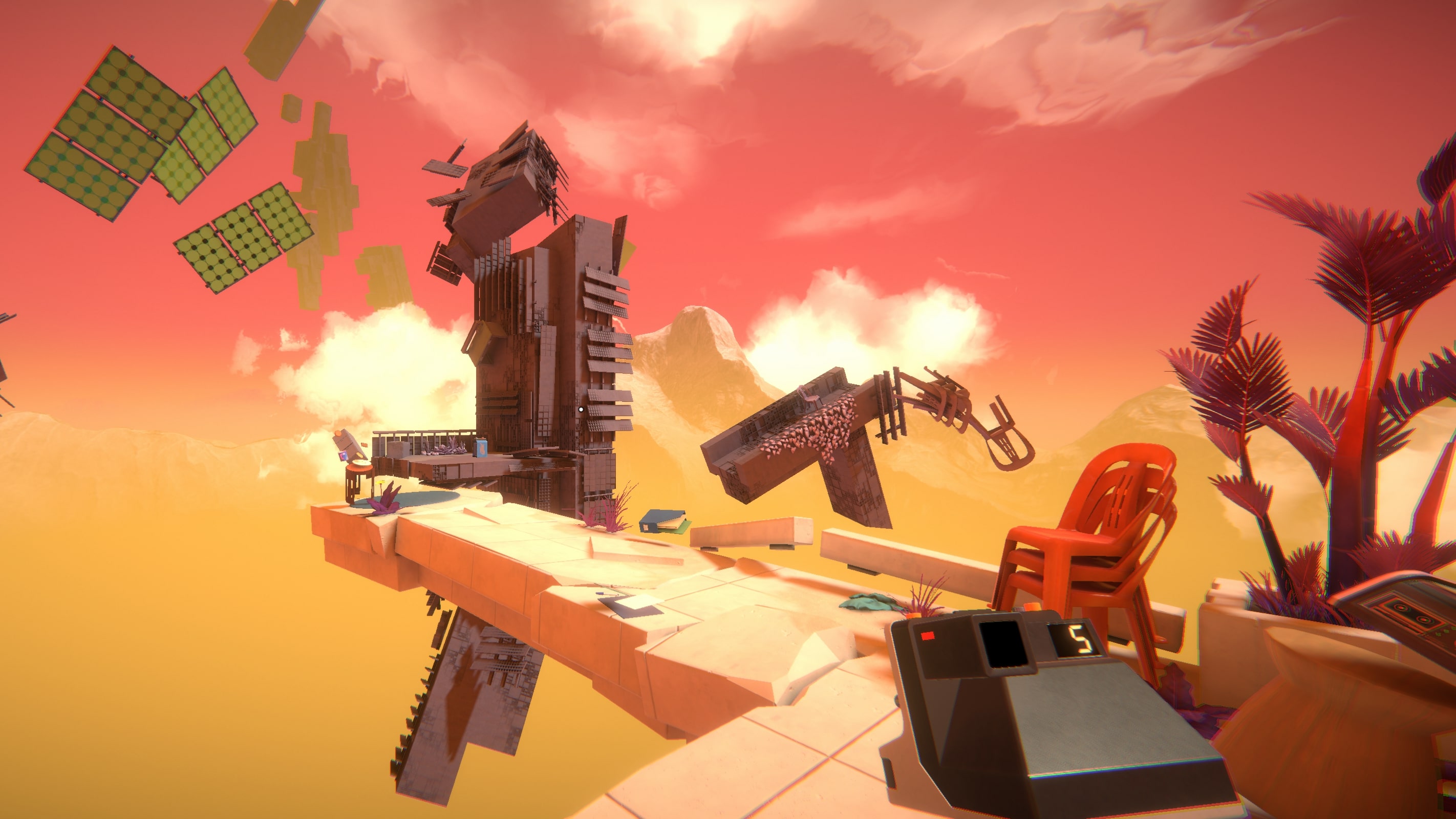 In-game screenshots from the Viewfinder video game